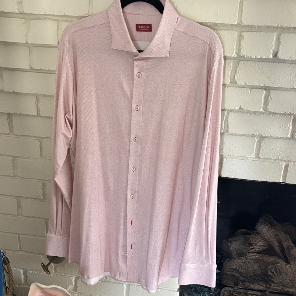 Tom James TECH Performance Dress Shirt LIKE NEW!